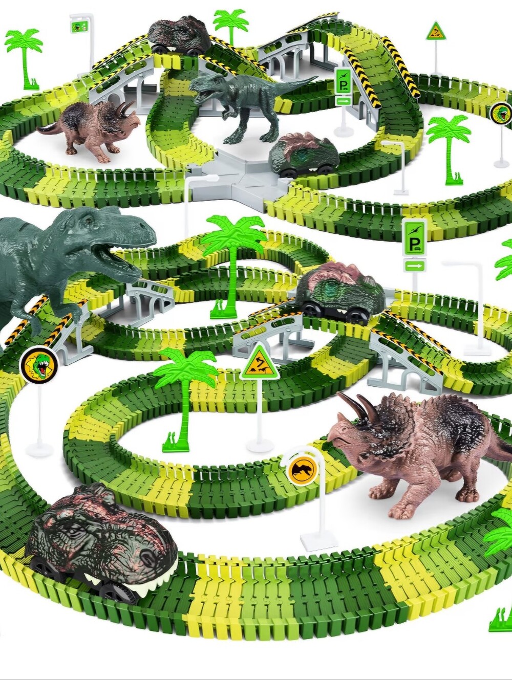 Dinosaur Create-A-Road Flexible Track Set